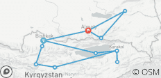  Kirghizstan &amp; Kazakhstan - Un rêve de livre d\'images entre Pamir et Tian Shan (17 jours) - 14 destinations 