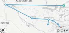  Explorateur de l\'Ouzbékistan et du Tadjikistan - 9 destinations 