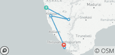  Kerala Evergreen Trails von G Experiences - 6 Destinationen 