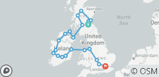  Tour Reino e Irlanda (Edimburgo a Londres) - 22 destinations 