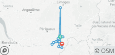  Fiets- en Wondertour - Ontdek de charmes van de valleien van de Dordogne en de Vezere (7 dagen) - 18 bestemmingen 