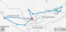  Exploration de l\'Ouzbékistan et du Kazakhstan - 13 destinations 