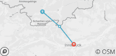  Trans Tyrol - Randonnée de Garmisch à Innsbruck - 3 destinations 