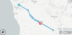  Via Francigena Toskana – von Lucca nach Siena (8 Tage) - 9 Destinationen 