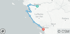  Atlantische kust - Vélodyssée van Nantes naar La Rochelle (8 dagen) - 10 bestemmingen 