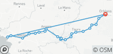  Loiredal - van Orléans tot de Atlantische kust (13 dagen) - 23 bestemmingen 