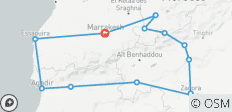  Desde Marrakech : 9 días en Privado Montañas del Atlas, Desierto y Essaouira - 13 destinos 