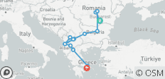 Circuit découverte des Balkans de Bucarest à Athènes en petit groupe (4 dîners inclus) - 14 destinations 