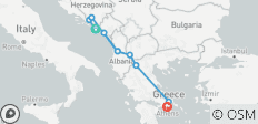  Viaje de Dubrovnik a Atenas a través de la Historia en grupo reducido (4 cenas incluidas) - 10 destinos 