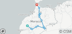  7-Day Morocco Luxury Adventure : Marrakech to Tangier via Fes, Chefchaouen &amp; the Sahara - 14 destinations 