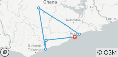  Ghana Golf, Cultuur &amp; Geschiedenis Tour (9 Dagen / 8 Nachten) - 6 bestemmingen 
