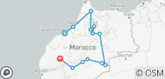  7 Day Morocco Tour From Casablanca to Marrakech: Chefchaouen, Fes &amp; Sahara Desert - 13 destinations 