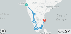  South India Walking Journey — 25 Days - 18 destinations 