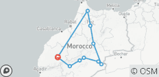  6 Days Morocco Desert Tour from Marrakech to Chefchaouen - 10 destinations 