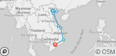  Vietnam mit dem Fahrrad - 8 Destinationen 