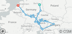  Encantadores mercados navideños con joyas europeas Berlín → Ámsterdam (2027) - 33 destinos 