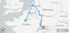  Marchés de Noël du Rhin et de la Moselle avec Paris, Lucerne et Zürich Paris → Zurich (2027) - 11 destinations 