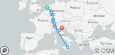  Rhine and Moselle with Swiss and Italian Lakes Amsterdam → Venice (2027) - 26 destinations 