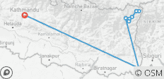  Kanchenjunga North Basecamp Trek - 15 destinations 