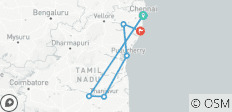  07 jours - Circuit des temples et du patrimoine de l\'Inde du Sud - 6 destinations 