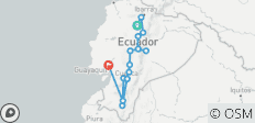  Ecuador Abenteuerreise16-tägiges Ecuador Abenteuer durch Hochland, Natur und Kultur - 16 Destinationen 