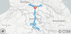  Hoogtepunten van Georgië &amp; Armenië - 9 dagen - 22 bestemmingen 