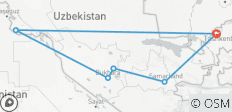  Geluxe : Ouzbékistan : Samarkand, Boukhara et l\'ancienne route de la soie - 6 destinations 