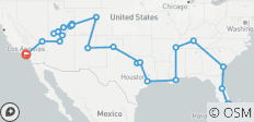  Road Trip USA (Fin Los Angeles, USA National Park Non Resident Fees) - 25 destinations 