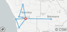  15 -DAYS NAMIBIA HIGHLIGHTS-SOSSUSVLEI, ERONG AND ETOSHA - 9 destinations 