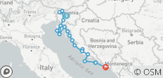  Gems of Croatia and Slovenia with Adriatic Cruise Ljubljana → Dubrovnik (2027) - 21 destinations 