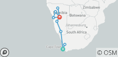  17 DAYS -UBUNTU CAPE TOWN TO NAMIBIA - 11 destinations 