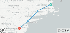  Les vacances de l\'histoire américaine De la ville historique de Boston à la porte d\'Ellis Island (de Boston, MA à Philadelphie, PA) - 4 destinations 
