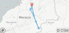  Privat Fes nach Fes 3 Tage Wüstentour - 10 Destinationen 