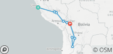 JOURNEY THROUGH THE ANDES IN PERU &amp; BOLIVIA - 12 destinations 
