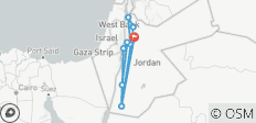  Jordaniens Highlights erleben (9 Tage) - 10 Destinationen 