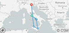 From Ancient Empires to Island Charm: Rome, Sicily &amp; Venice W/Breakfast &amp; Transfers - 8 destinations 