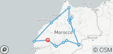  10-daags avontuur op maat in Marokko: van Marrakesh naar de woestijnduinen, Essaouira, Chefchaouen en Fez - 15 bestemmingen 
