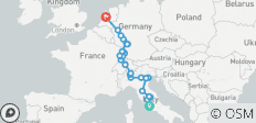 Italiaanse rondreis langs de Romantische Rijn en 2 nachten in Luzern 2027 - 31 bestemmingen 