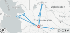  Turkmenistan - Rundreise (15 Tage) - 11 Destinationen 