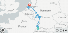  Rhine Castles &amp; Moselle Vineyards with Amsterdam 2026 - 13 Days - 16 destinations 