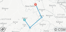  Indien: Goldenes Dreieck - 4 Destinationen 