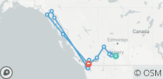  Calgary Stampede und die Rocky Mountains mit Alaska Kreuzfahrt Calgary → Vancouver (2027) - 20 Destinationen 