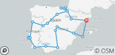  Le meilleur de l\'Espagne et du Portugal (Classique) - 21 destinations 