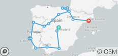  Madrid nach Barcelona (Alter 27-35) - 18 Destinationen 