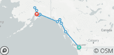  Natural Wonders of Alaska Vancouver → Anchorage (2027) - 10 destinations 