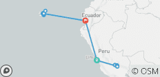  Crucero Espíritu de Perú con Galápagos Lima → Guayaquil (2028) - 26 destinos 