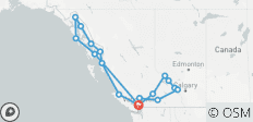 Splendide voyage dans les Rocheuses et en Alaska Vancouver → Vancouver (2027) - 18 destinations 