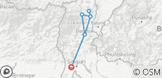  Nordost-Sikkim Gangtok, Lachen &amp; Lachung Erlebnis - 8 Destinationen 