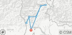  Eastern Himalaya Highlights Tour - 9 destinations 