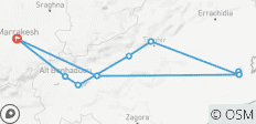  Private 3-Tage-Tour von Marrakesch nach Marrakesch Wüste - 10 Destinationen 